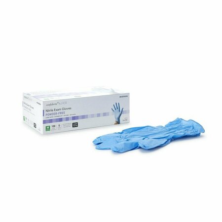 MCKESSON CONFIDERM 6.5CX Confiderm 6.5CX, Nitrile Exam Gloves, Nitrile, Powder-Free, M, 1000 PK, Blue 14-676C